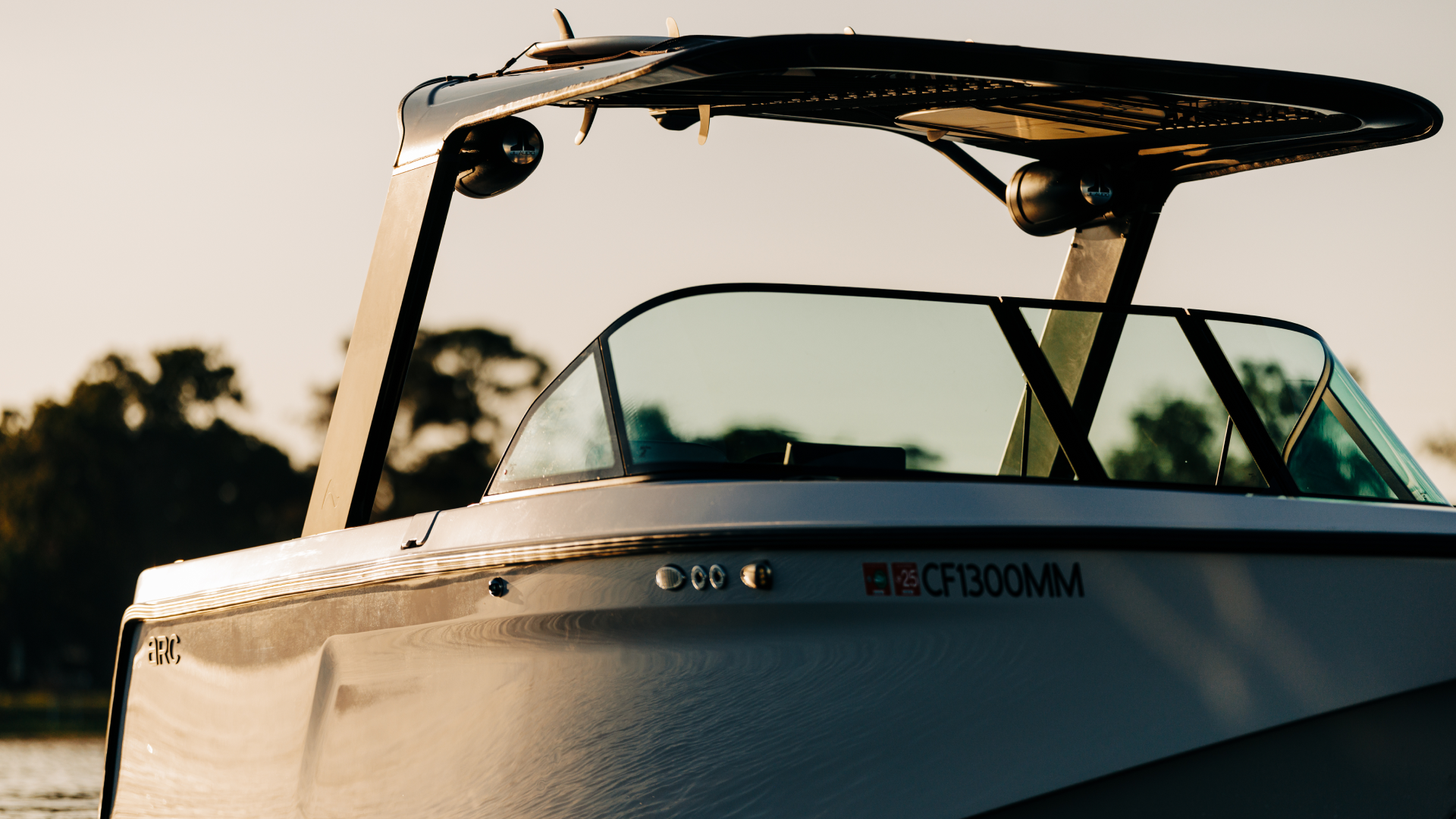 23’ fiberglass hull with seating for up to 15 people